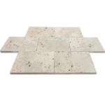 Placi Travertin Ivory Antichizat 40.6 x 61 x 3 cm