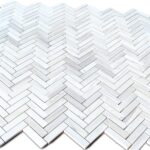 Mozaic Marmura Dolamit Herringbone Slefuit 2.5 x 10 x 1 cm - imagine 6