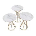 Masa Cafea Amelie Gold 40 X 50 - imagine 2
