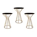 Masa Cafea Amelie Gold 40 X 55 - imagine 3