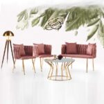 Masa Cafea Amelie Gold 80 X 42