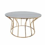 Masa Cafea Amelie Gold 80 X 42 - imagine 3