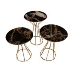 Masa Cafea Amelie Gold 40 X 60 - imagine 2