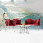 Masa Cafea Amelie Silver 80 X 42