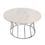 Masa Cafea Amelie Silver 80 X 42 - imagine 4