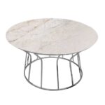 Masa Cafea Amelie Silver 80 X 42 - imagine 2