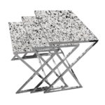 Masa Cafea Anais Silver 36/38/40 X 50/55/60 X 46/51/55 - imagine 3