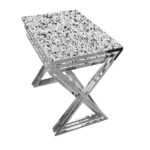 Masa Cafea Anais Silver 36/38/40 X 50/55/60 X 46/51/55 - imagine 4