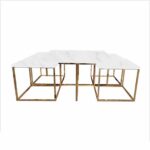 Masa Cafea Lilou Gold 43/90 X 40/45