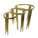 Masa Cafea Margot Gold 30/40/50 X 49/54/59 - imagine 3
