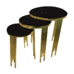 Masa Cafea Margot Gold 30/40/50 X 49/54/59