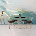 Masa Cafea Sophie Gold 41 X 55