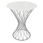 Masa Cafea Sophie Silver 41 X 55 - imagine 2
