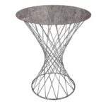 Masa Cafea Sophie Silver 41 X 60 - imagine 2
