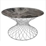 Masa Cafea Sophie Silver 78 X 45 - imagine 2