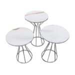 Masa Cafea Amelie Silver 40 X 60 - imagine 2