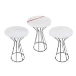 Masa Cafea Amelie Silver 40 X 60 - imagine 3