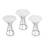 Masa Cafea Amelie Silver 40 X 55 - imagine 3