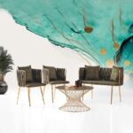 Masa Cafea Sophie Gold 78 X 45