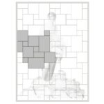 Placi Travertin Classic Rustico 1Q Antichizat Pattern Set x 1.2 cm