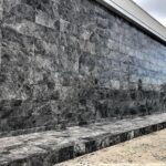 Placi Marmura Nero Selvaggio Lustruit 30.5 x 61 x 1.2 cm