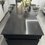 Lastra Quartz Black Sante 330301 Lustruit GR 2 cm