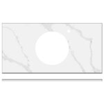 Blat din Quartz Calacatta 713401 Lustruit 250 x 60 x 2 cm