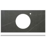 Blat din Quartz Grey Fusion 330201 Lustruit 120 x 60 x 2 cm