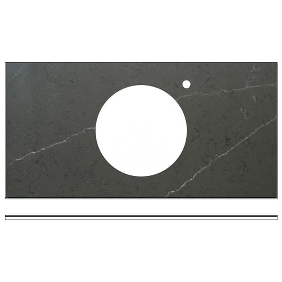 Blat din Quartz Grey Fusion 330201 Lustruit 120 x 60 x 2 cm Blat din Quartz Grey Fusion 330201 Lustruit 120 x 60 x 2 cm