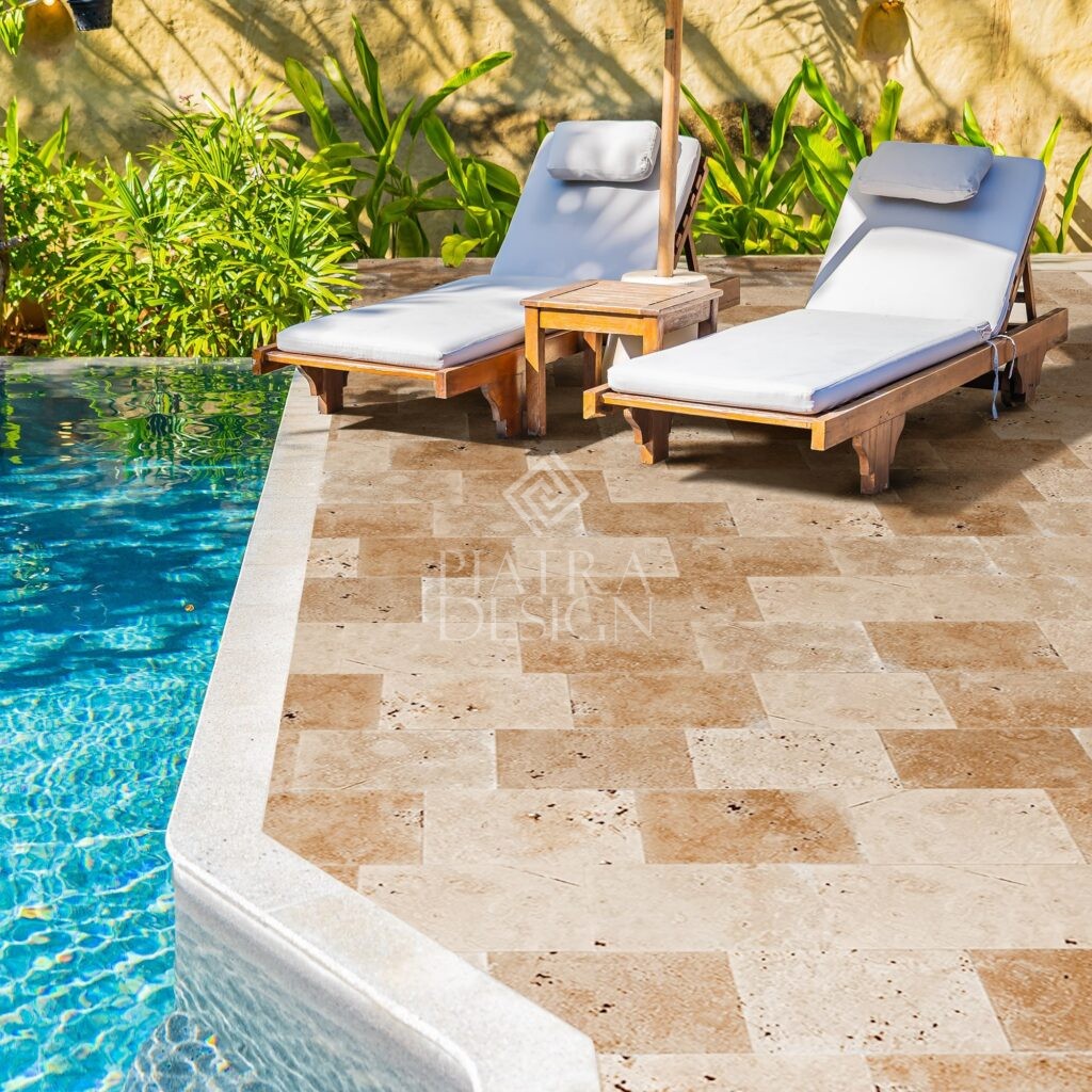 Placi Travertin Classic Rustico 1Q Antichizat 40.6 x 61 x 1.2 cm