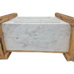 Contratrepte Marmura Carrara Vein Lustruit 125 x 16 x 2 cm