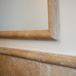 Profil Travertin Classic Centered Bullnose 4.5 x 30.5 x 3 cm