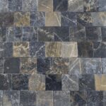 Placi Marmura Black Antichizat 12 x 12 x 5 cm