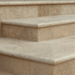 Placi Travertin Classic Antichizat 1LSF - 1 lungime bastonata 33 x 120 x 3 cm