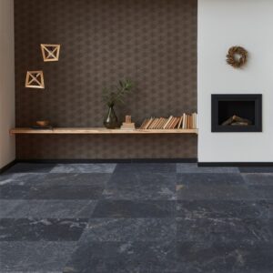 Placi Marmura Black Slefuit 20 x 30 x 1.2 cm