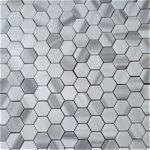 Mozaic Marmura Marmara Hexagon Lustruit 4.8 x 1 cm