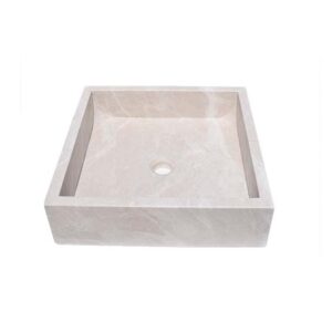 Lavoar Marmura Crema Elegance 42 x 42 x 12 cm