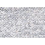 Mozaic Marmura Grey Elips Slefuit 3 x 1.5 x 1 cm