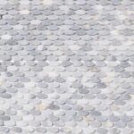 Mozaic Marmura Grey Elips Slefuit 3 x 1.5 x 1 cm