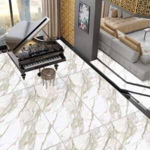 Gresie Portelanata Rectificata Calacatta Gold Lucioasa 60 x 120 x 0.9 cm