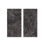 Gresie Portelanata Rectificata Explosion Black Lucioasa 120 x 240 x0.9 cm