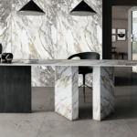 Gresie Portelanata Rectificata Rain Marble Lucioasa 60 x 120 x 0.9 cm