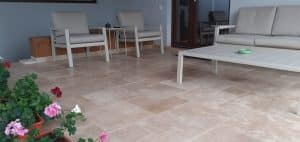 Proiect finalizat cu Plăci Travertin Classic Antichizat