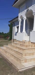 Proiect finalizat cu Plăci Travertin Classic Antichizat