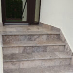 Placi Travertin Silver Antichizat 1LSF - 1 lungime bastonata 33x61x3 cm - imagine 6