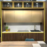 Lastra Quartz Briliant Gold 704601 Lustruit GR 2 cm - imagine 2