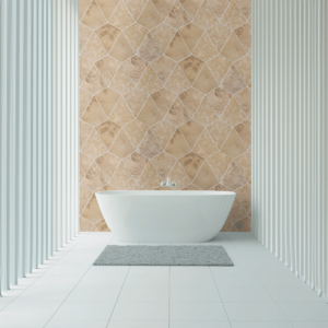 Placi Travertin Terra Exclusive Design Slefuit Chituit 35.2 x 40.7 x 1.2 cm