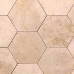 Placi Travertin Multi Crema Hexagon Slefuit Chituit 26.4 x 30.5 x 1.2 cm - imagine 4