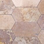 Placi Travertin Noce Geometric Design Periat 20.3 x 40.6 x 1.2 cm - imagine 6