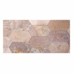 Placi Travertin Noce Geometric Design Periat 20.3 x 40.6 x 1.2 cm - imagine 5